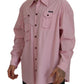 Dolce & Gabbana Elegant Pink Casual Cotton Shirt