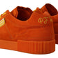 Dolce & Gabbana Orange Suede Italian Sneakers