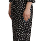 Dolce & Gabbana Polka Dot Sheath Midi Elegance