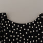 Dolce & Gabbana Polka Dot Sheath Midi Elegance