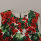 Dolce & Gabbana Multicolor Floral A-Line Dress