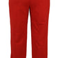 Dolce & Gabbana Elegant Red High-Waist Cropped Pants