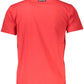 Cavalli Class Red Cotton Men T-Shirt