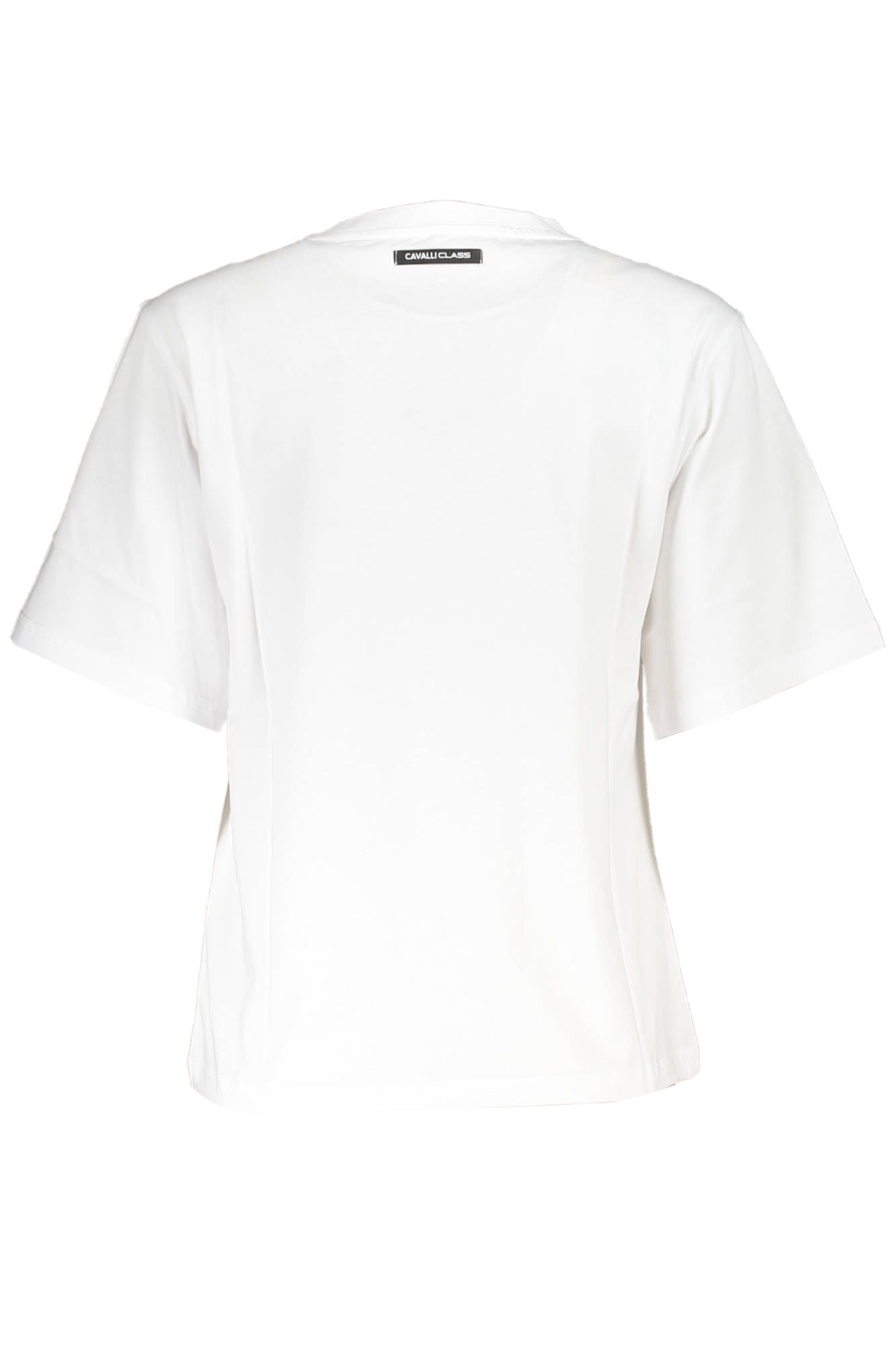 Cavalli Class White Cotton Women T-Shirt