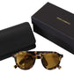 Dolce & Gabbana Chic Tortoiseshell Acetate Sunglasses