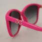 Dolce & Gabbana Elegant Pink Round Sunglasses for Women