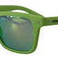 Dolce & Gabbana Acid Green Chic Full Rim Sunglasses