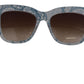 Dolce & Gabbana Elegant Lace-Trimmed Gradient Sunglasses