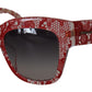 Dolce & Gabbana Sicilian Lace Accented Designer Sunglasses