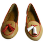 COACH Manika Soft Tan Leather Flat Shoes