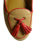 COACH Manika Soft Tan Leather Flat Shoes