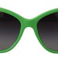 Dolce & Gabbana Chic Green Acetate Round Sunglasses