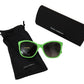 Dolce & Gabbana Chic Green Acetate Round Sunglasses