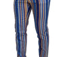 Dolce & Gabbana Sleek Striped Slim Fit Chinos