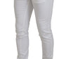 Dolce & Gabbana Elegant Slim Fit White Skinny Jeans