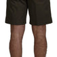 Dolce & Gabbana Elegant Green Cotton Chino Shorts