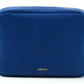 Versace Elegant Blue Calf Leather Camera Case Bag