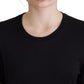 Dolce & Gabbana Elegant Black Cotton Short Sleeve Tee