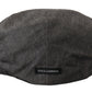 Dolce & Gabbana Elegant Gray Newsboy Hat