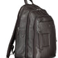 Piquadro Brown Leather Men Backpack