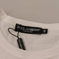 Dolce & Gabbana Elegant White Cotton Tee with DG Chest Pocket