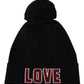 Dolce & Gabbana Elegant Black Virgin Wool Beanie