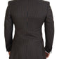 Dolce & Gabbana Elegant Striped Wool Blend Slim Blazer