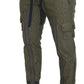 Dolce & Gabbana Elegant Green Cotton Blend Pants