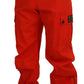 Dolce & Gabbana Elegant Red Cotton Blend Trousers