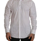 Dolce & Gabbana Elegant Slim Fit White Martini Dress Shirt