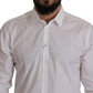 Dolce & Gabbana Elegant Slim Fit White Martini Dress Shirt