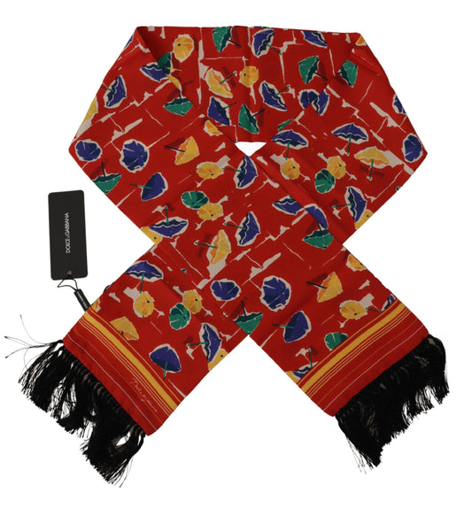 Dolce & Gabbana Elegant Multicolor Silk Men's Scarf