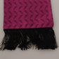 Dolce & Gabbana Elegant Magenta Silk Men's Scarf Wrap