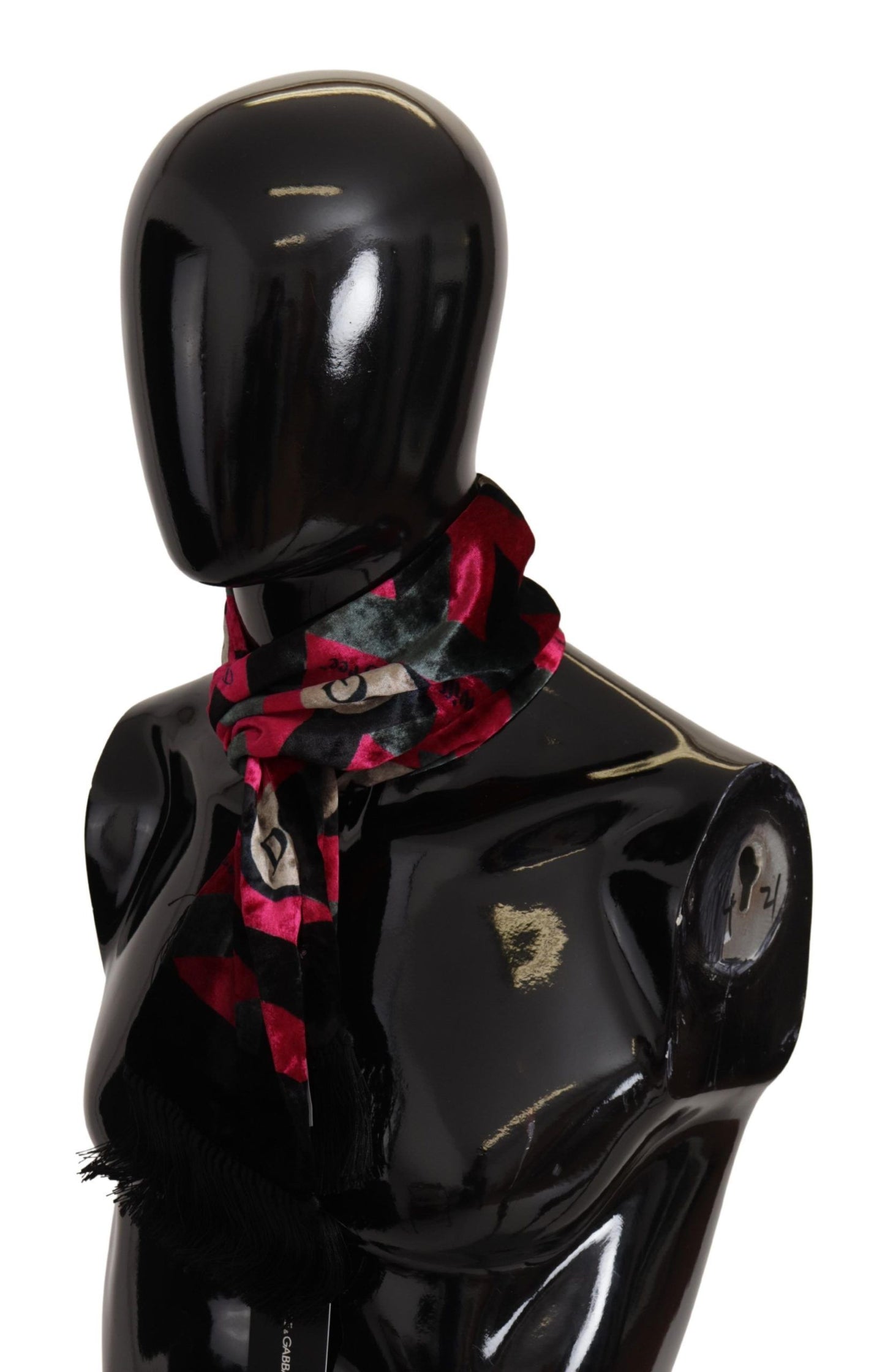 Dolce & Gabbana Elegant Multicolor Viscose Silk Men's Scarf Mens