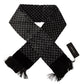 Dolce & Gabbana Elegant Black Geometric Silk Blend Scarf