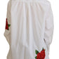 Dolce & Gabbana Elegant Floral Embroidered Silk Blend Shirt