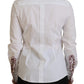 Dolce & Gabbana Elegant White Cotton Polo Top