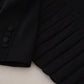 Dolce & Gabbana Elegant Black Stretch Wool Blazer