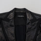 Dolce & Gabbana Elegant Cropped Black Designer Jacket