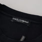 Dolce & Gabbana Black D&G Fashion Round Neck Cotton T-shirt