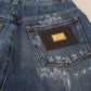 Dolce & Gabbana Elegant Tattered Denim Jeans