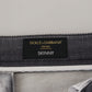 Dolce & Gabbana Gray Washed Skinny Men Denim Jeans