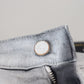 Dolce & Gabbana Gray Washed Skinny Men Denim Jeans