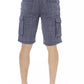 Baldinini Trend Blue Cotton Men Cargo Short