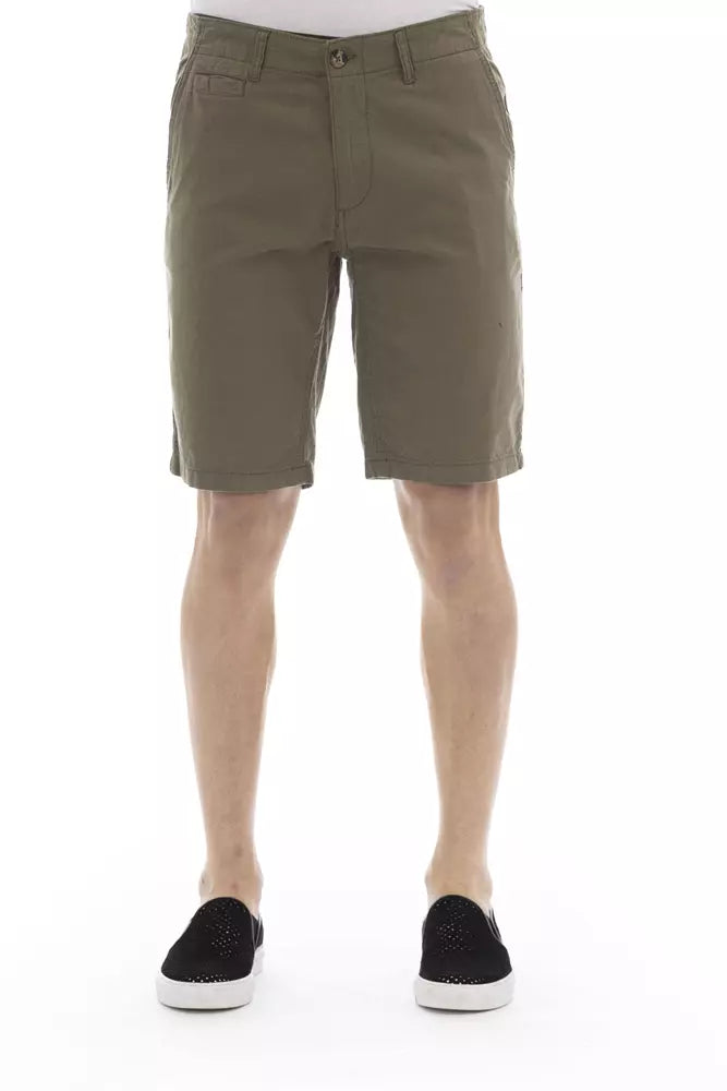 Baldinini Trend Army Cotton Men's Bermuda Short