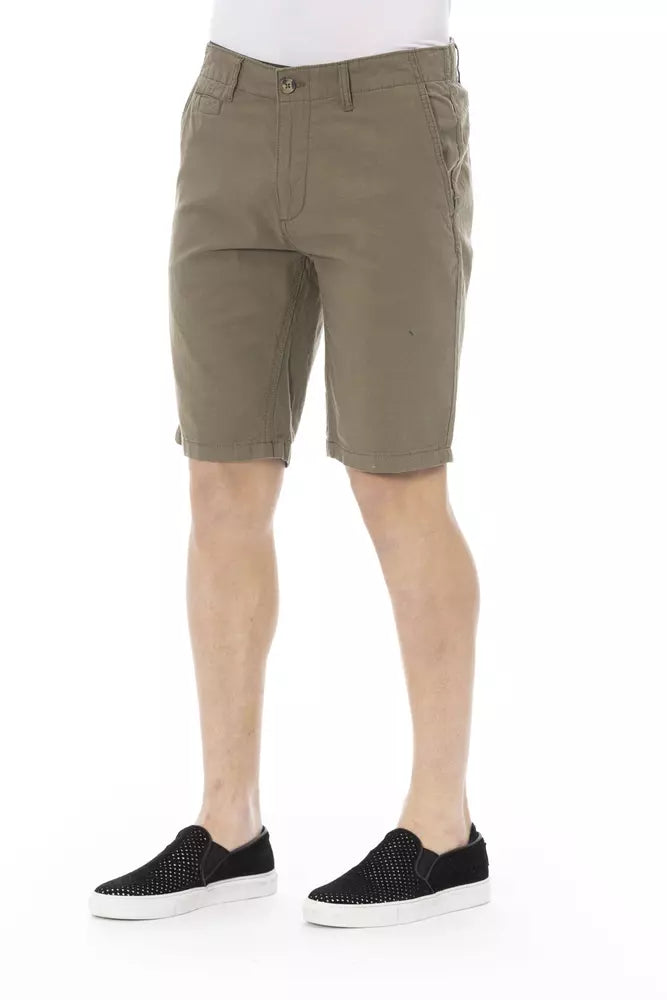 Baldinini Trend Army Cotton Men's Bermuda Short