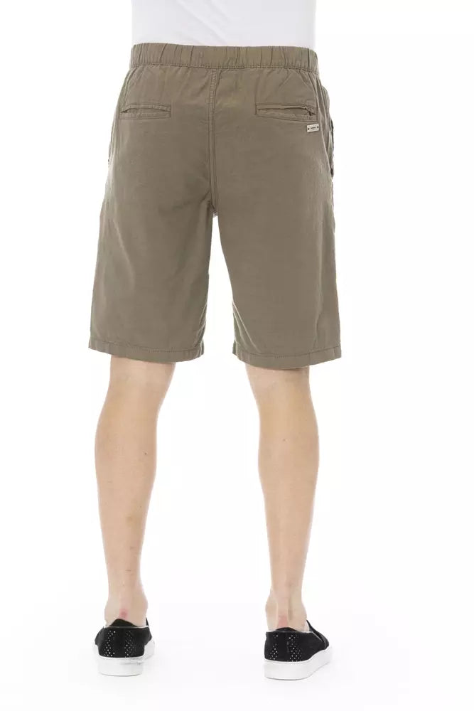 Baldinini Trend Army Cotton Men Short