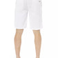 Baldinini Trend White Cotton Men Bermuda Short