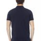 Baldinini Trend Blue Cotton Men Polo