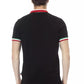 Baldinini Trend Black Cotton Men Polo